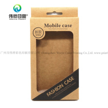 Custom Wholesale Kraft Printing Paper Mobile Phone Case Promotion Packaging Box